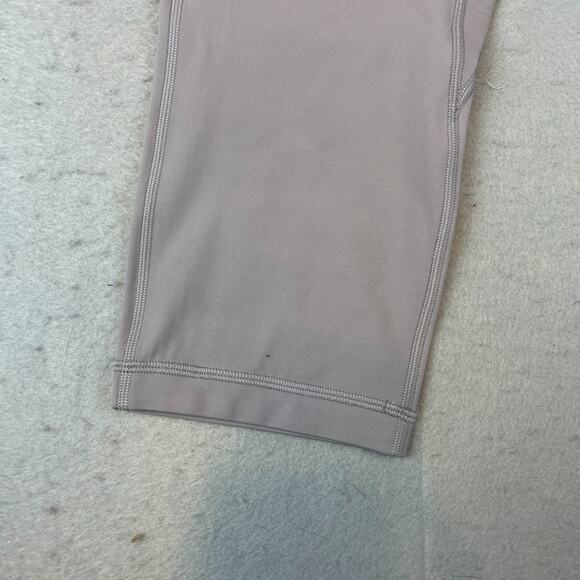 Lululemon Align HR High Rise Crop 21" Leggings Womens Sz 12 Mauve Grey - Picture 2 of 13